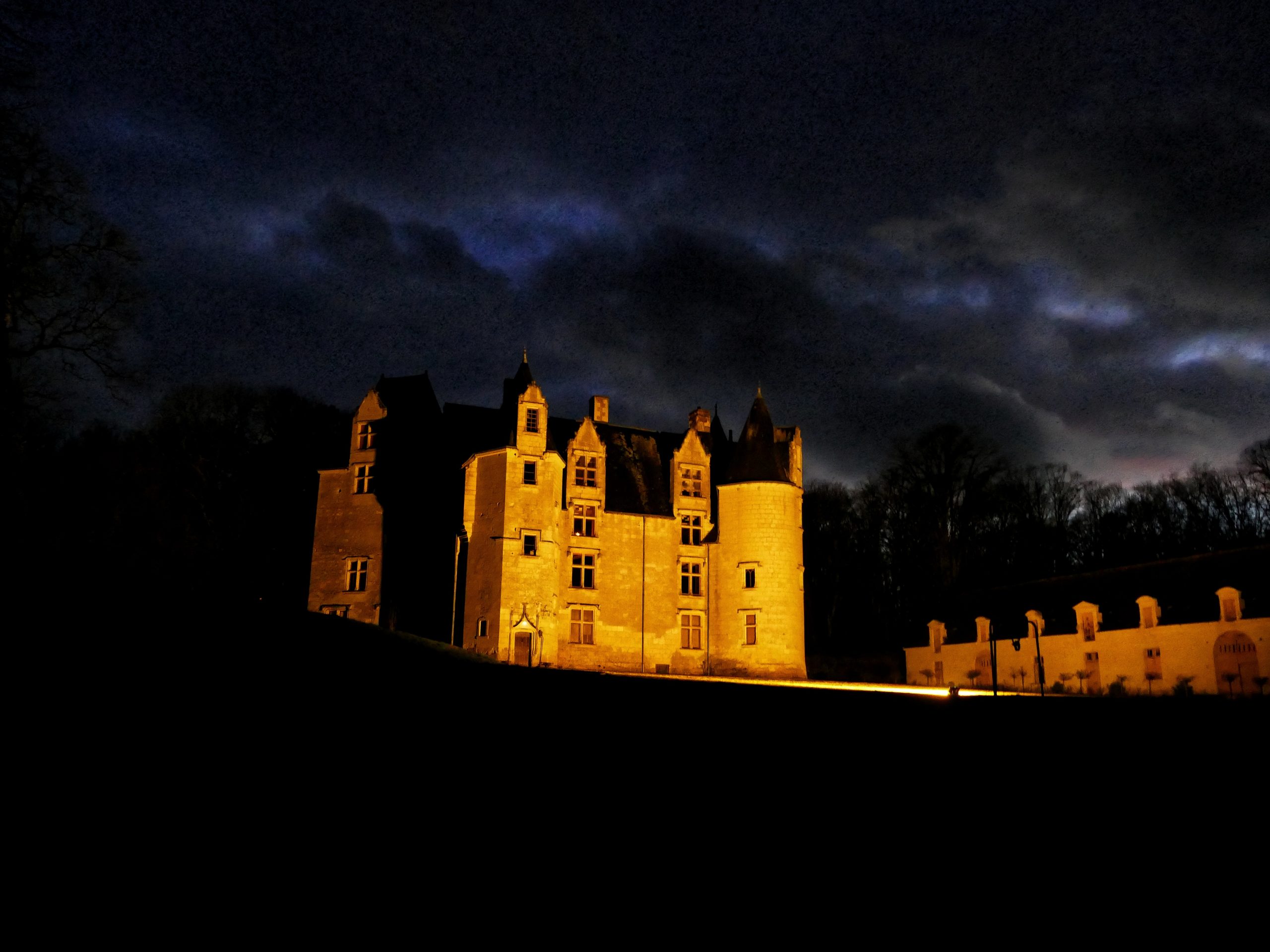 Château des Brétignolles - vue nocture